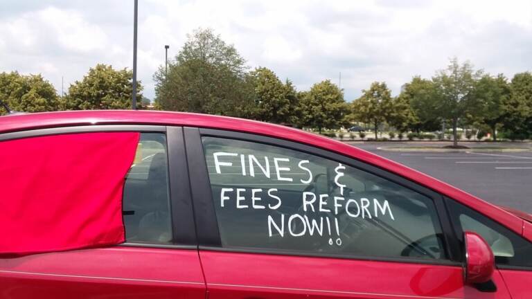 The umbrella group Campaign to End Debtors' Prison says the system of court fees unjustly impacts too many defendants. (Courtesy of Meryem Dede) 