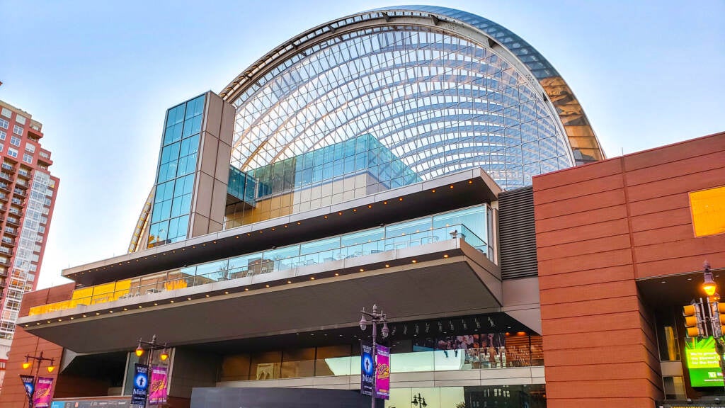 The exterior of The Kimmel Center in Philly