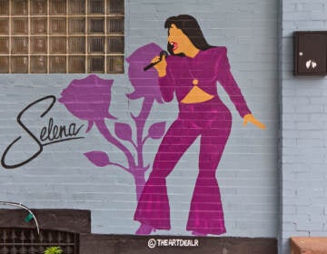 Singer Selena Quintanilla Pérez painted next to the front entrance at Tina Taco’s in Philadelphia’s Fishtown neighborhood