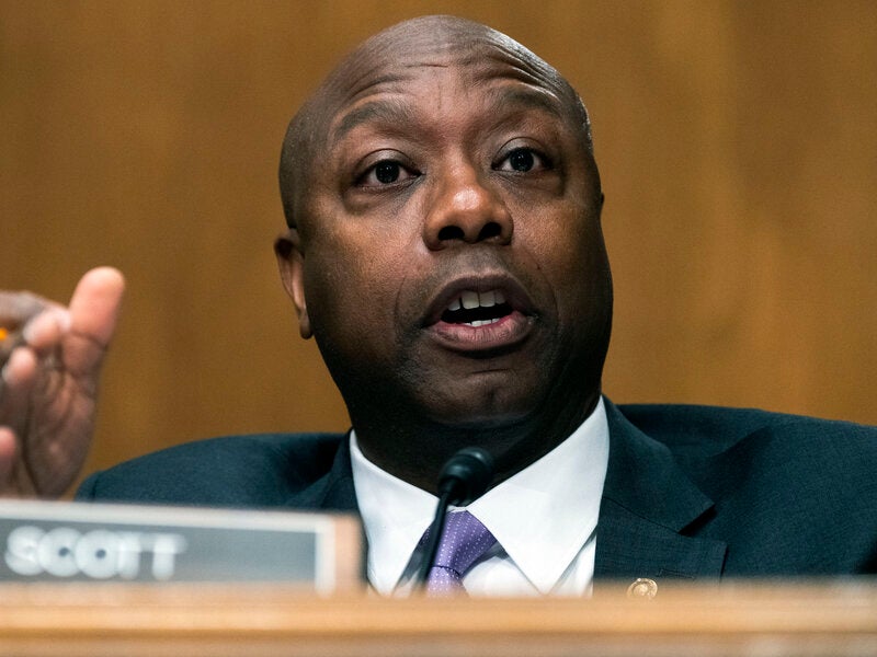 Sen. Tim Scott testifies before the U.S. Senate 