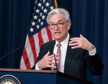 File photo: Federal Reserve Board Chair Jerome Powell speaks during a news conference at the Federal Reserve, Wednesday, May 4, 2022 in Washington. (AP Photo/Alex Brandon, File)