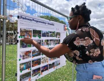 Ashley Lackey is hoping for more green space and designated areas for physical wellness. (Emily Rizzo/WHYY)