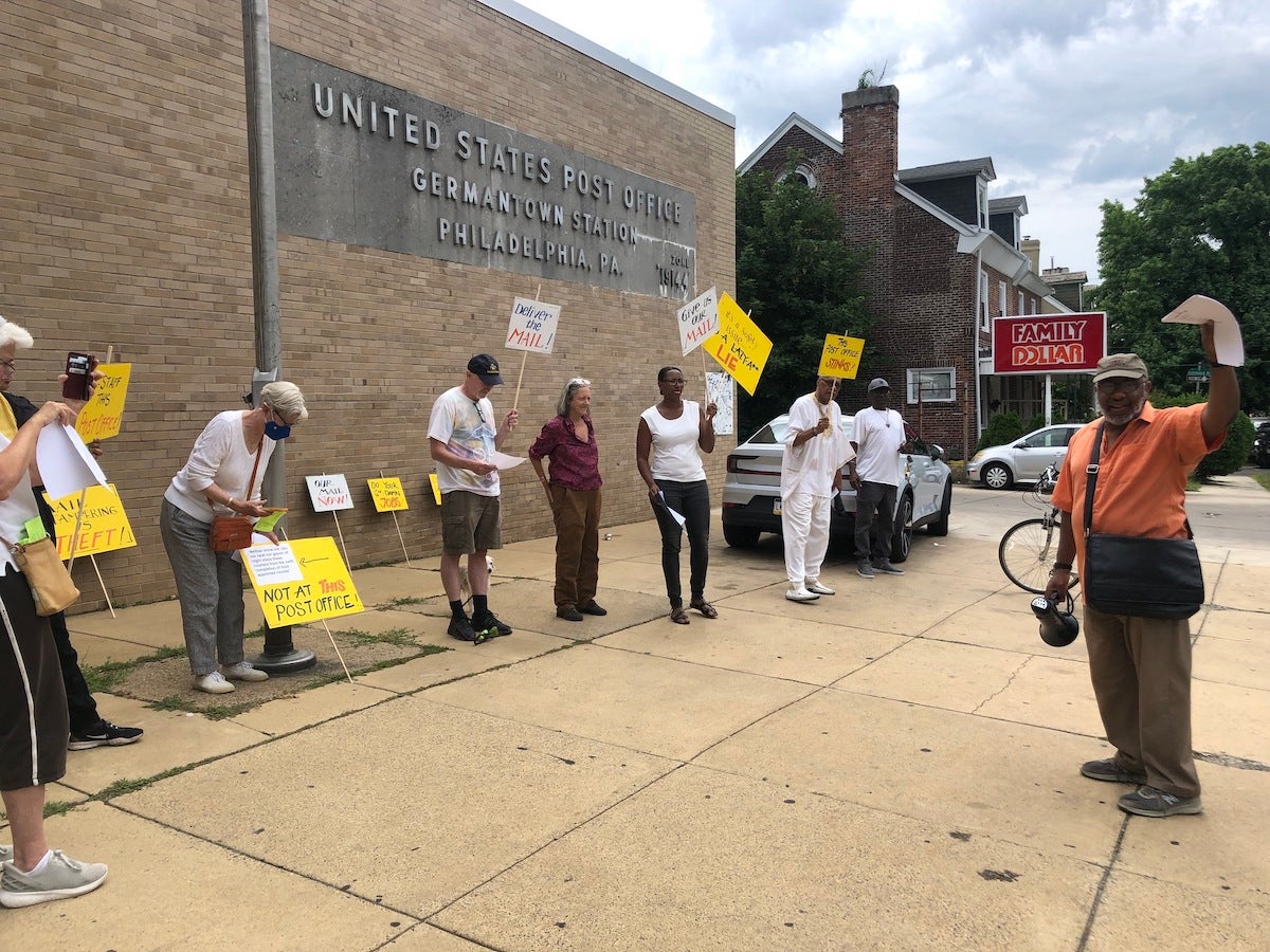 Germantown residents protest their post office WHYY