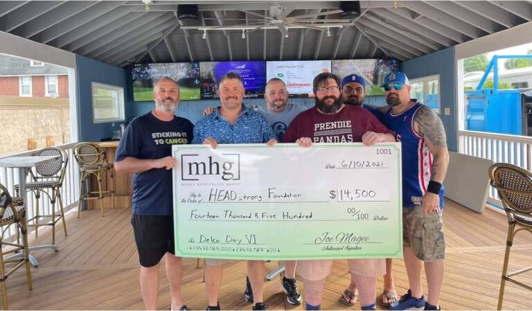 In 2021, Delco Day raised $14,500 for the HEADstrong Foundation. (Courtesy of Delco Live)