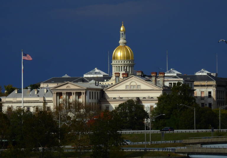 The state Capitol building in Trenton, New Jersey. (Evelyn Tu for WHYY)