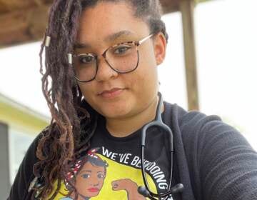 Staysha Quentrill is becoming a certified nurse midwife in West Virginia to support expecting Black mothers. (Courtesy of Staysha Quentrill)