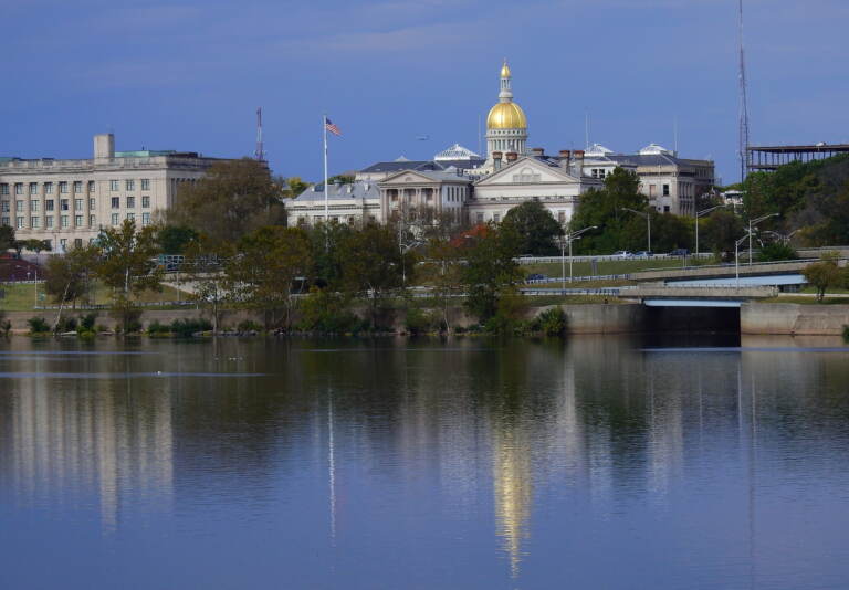 A view of the State Capitol and