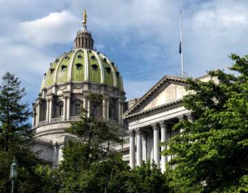 The Capitol building is pictured in Harrisburg