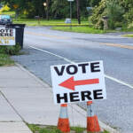 File photo: Polling place in Deptford, N.J. on primary election day, June 7, 2022. (Tom MacDonald/WHYY)