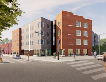 A rendering of the affordable housing development, Be A Gem Crossing