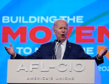 President Joe Biden addresses the AFL-CIO convention