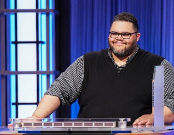 Photo of Ryan Long as he competes on Jeopardy.