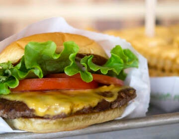 A burger from Shake Shack