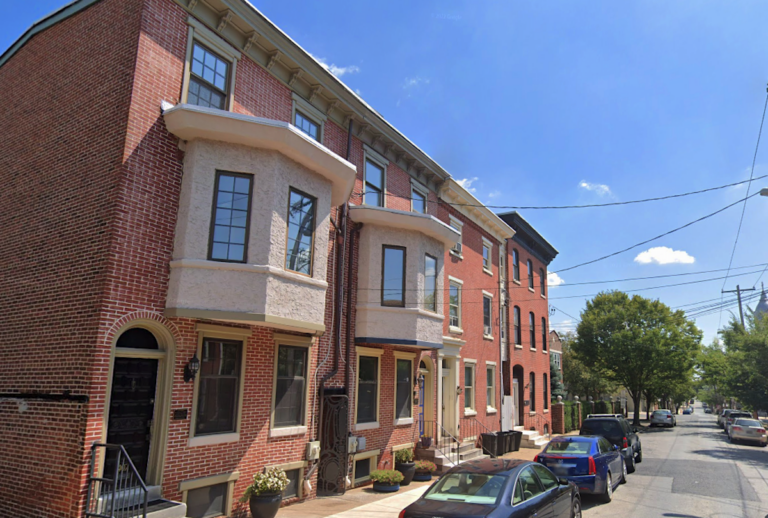 Homes are pictured in Wilmington, Delaware.