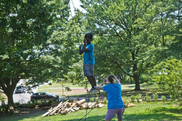 FDR Park's new pop-up play space is designed by kids - WHYY