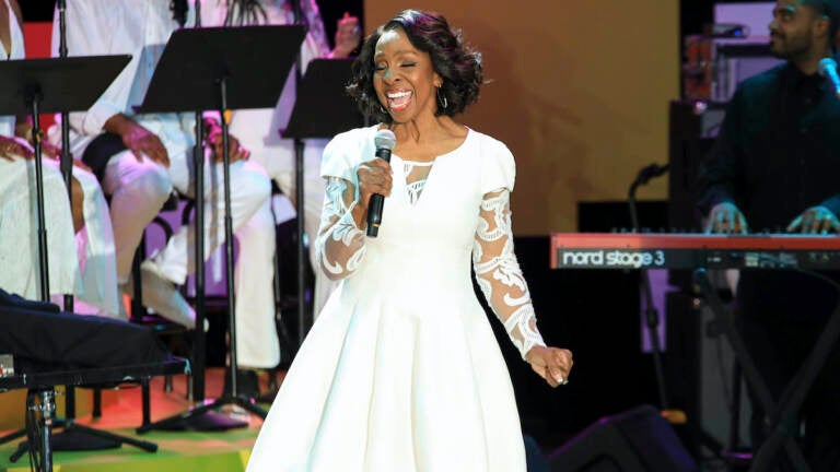 Gladys Knight performs at a special screening of ''Summer of Soul'' at The Richard Rodgers Amphitheater at Marcus Garvey Park on Saturday, June 19, 2021, in New York. (Photo by Jason Mendez/Invision/AP)