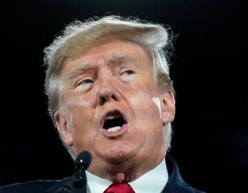 File photo: Former President Donald Trump speaks at the Road to Majority conference June 17, 2022, in Nashville, Tenn. (AP Photo/Mark Humphrey, File)