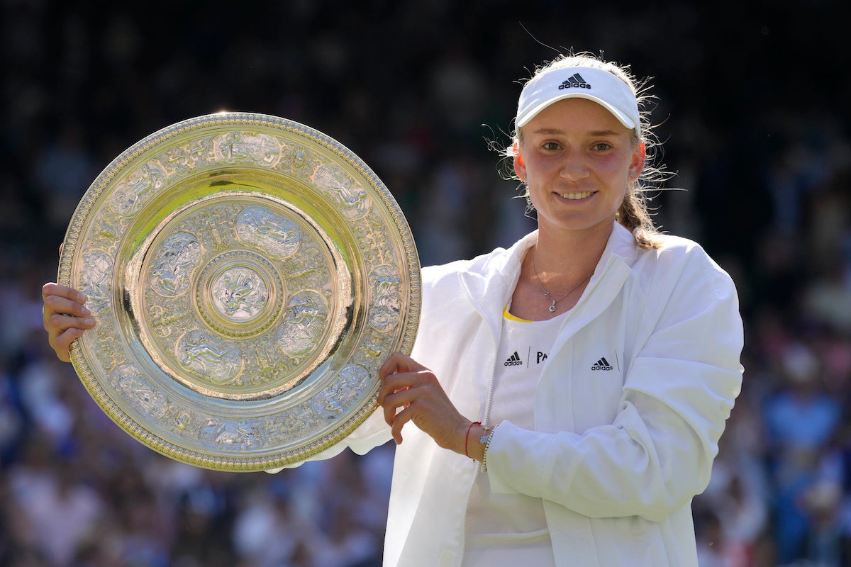 Elena Rybakina of Kazakhstan wins Wimbledon final, 1st Slam