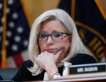 Vice Chair Liz Cheney, R-Wyo., listens as the House select committee investigating the Jan. 6 attack on the U.S. Capitol holds a hearing at the Capitol in Washington, Tuesday, July 12, 2022. (AP Photo/J. Scott Applewhite)