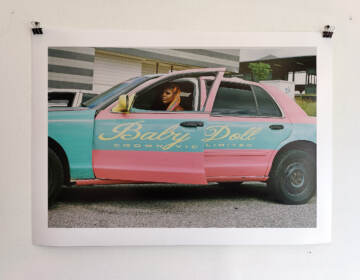 Sheldon Omar-Abba photo of a 2011 Ford Crown Victoria owned by a woman who goes by 'Baby Doll Demon Doll.' (Peter Crimmins / WHYY)
