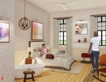 A rendering of a birth room at the Family Practice and Counseling Network. (Courtesy FPCN)