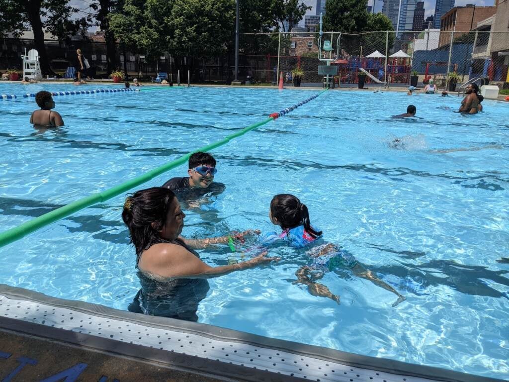 Marian Anderson pool in South Philadelphia