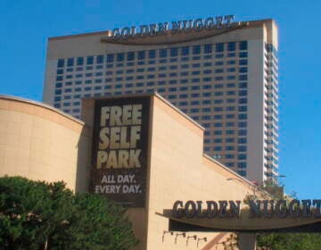 This Oct. 1, 2020 photo shows the exterior of the Golden Nugget casino in Atlantic City N.J. The Golden Nugget was expected to negotiate on Thursday, July 28, 2022 with the main casino workers union on a new contract. (AP Photo/Wayne Parry)