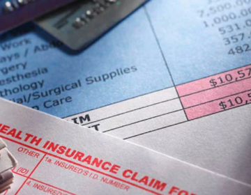 A health insurance claim form