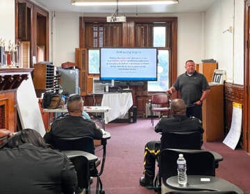 John Becker hosts a workshop for Philadelphia correctional officers