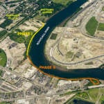 A map of the Schuylkill Banks river extension