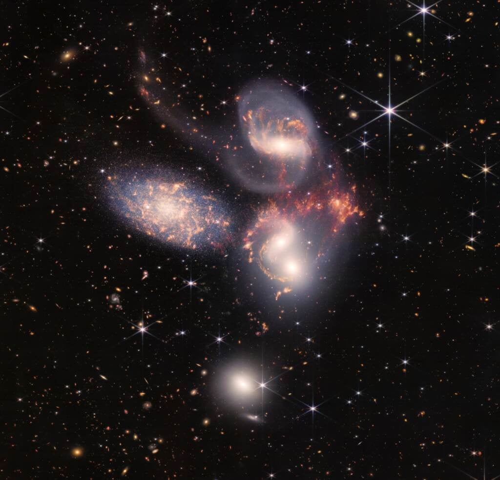 An enormous mosaic of Stephan's Quintet