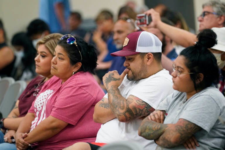 Family of shooting victims listen to the Texas House investigative committee release its full report on the shootings at Robb Elementary School