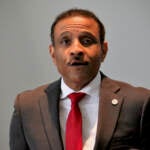 A close-up of Superintendent Tony B. Watlington Sr. speaking.