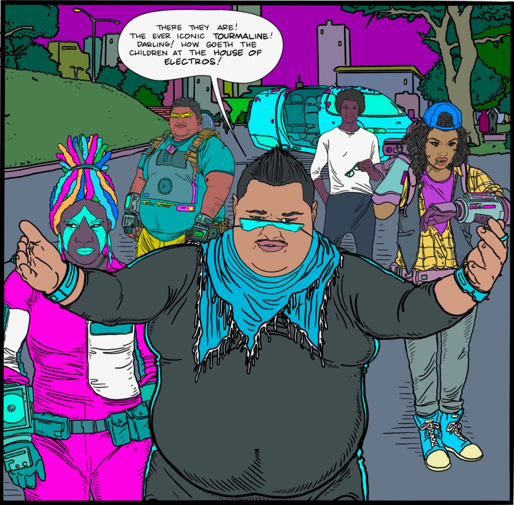 Black superheroes take on fatphobia in an Afrofuturistic Philly - WHYY