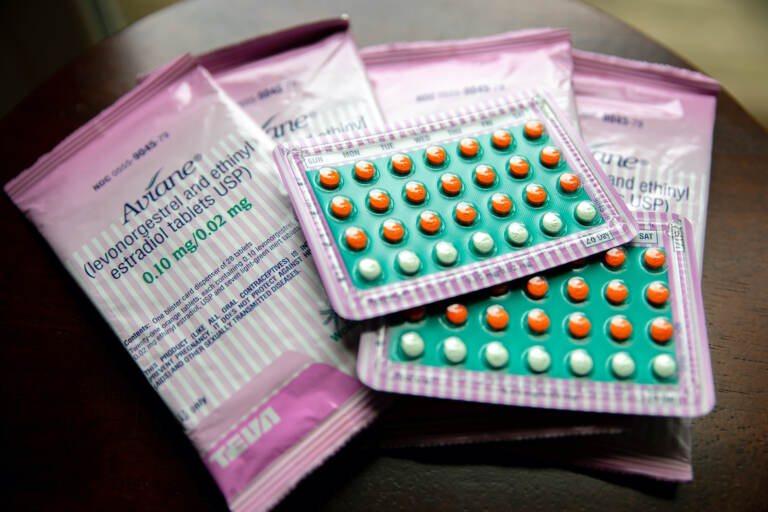 A package of Aviane birth control pills