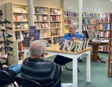 Jonathan Maberry is a distinguished author of many novels, including the young adult series Rot & Ruin. He lived in Warrington, Bucks County for 12 years. (Photo credit to the Doylestown Bookshop)