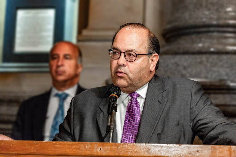 Councilmember Allan Domb is the first of many expected to resign ahead of Philadelphia's mayoral race. (Jared Piper / City Council)