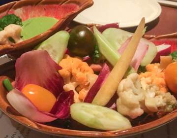 Crudité at The Love in Rittenhouse, which had it on the menu when it opened in 2017
Crudité at The Love in Rittenhouse, which had it on the menu when it opened in 2017. (Danya Henninger/Billy Penn)