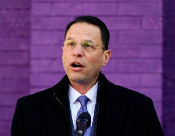 Josh Shapiro speaks during a news conference