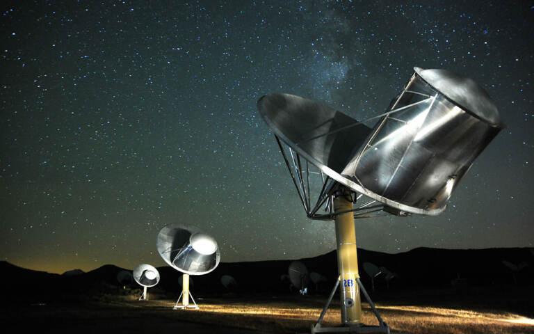 The Allen Telescope Array at SETI Institute. (Seth Shostak/SETI Institute)