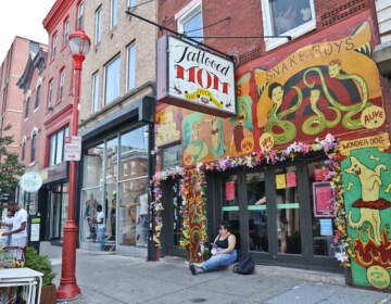 The exterior of Tattooed Mom on South Street
