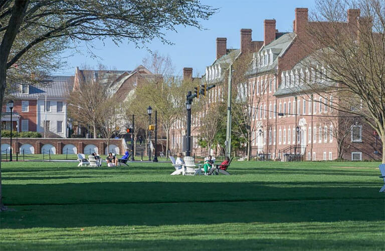 University of Delaware's campus (U Del.)