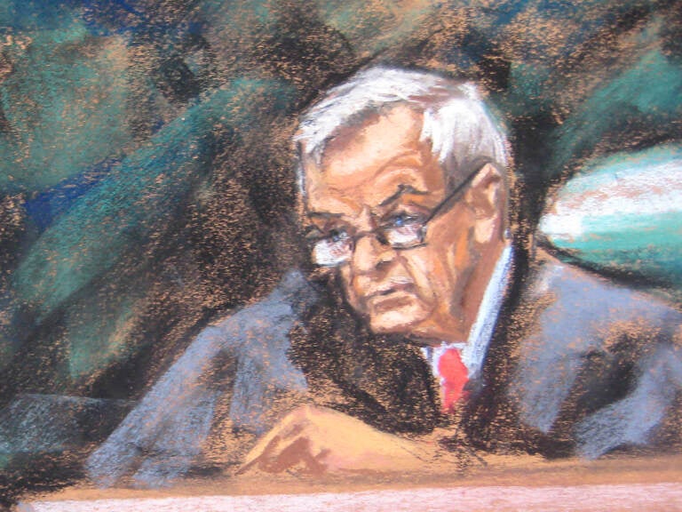 A courtroom sketch of Judge Raymond Dearie in New York in January 2013. (Reuters)
