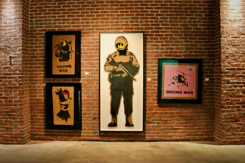 Unauthorized Banksy retrospective opens in Philly - WHYY