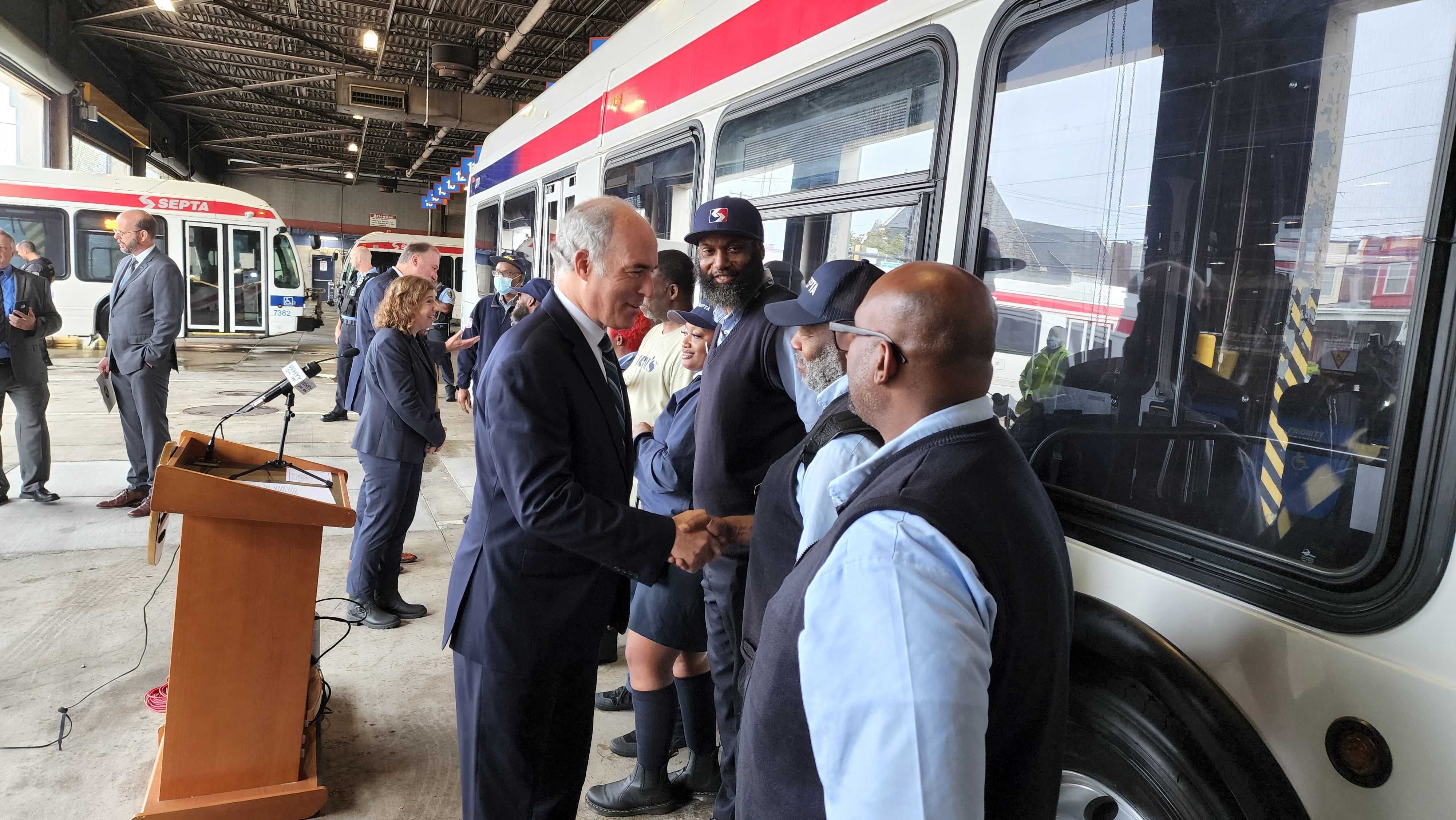 SEPTA to electrify bus depots with federal money WHYY