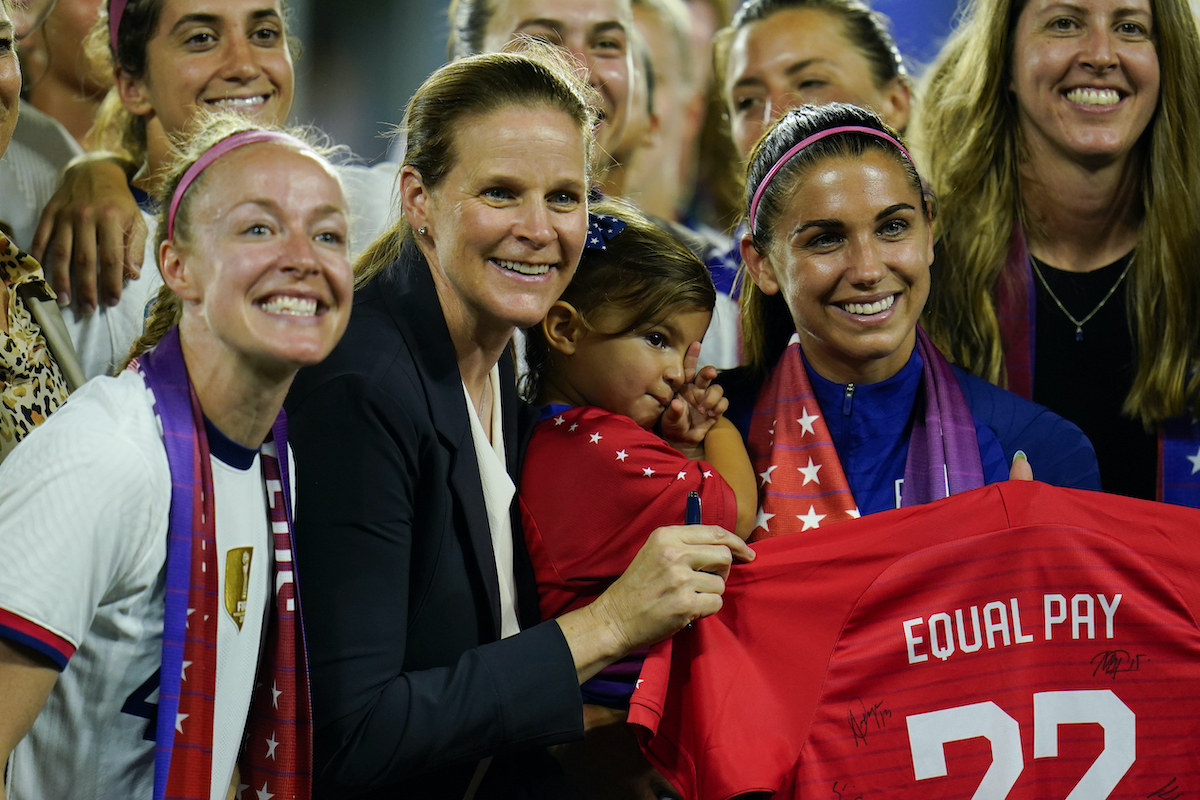 U.S. Soccer, players formally sign equal pay agreements - WHYY