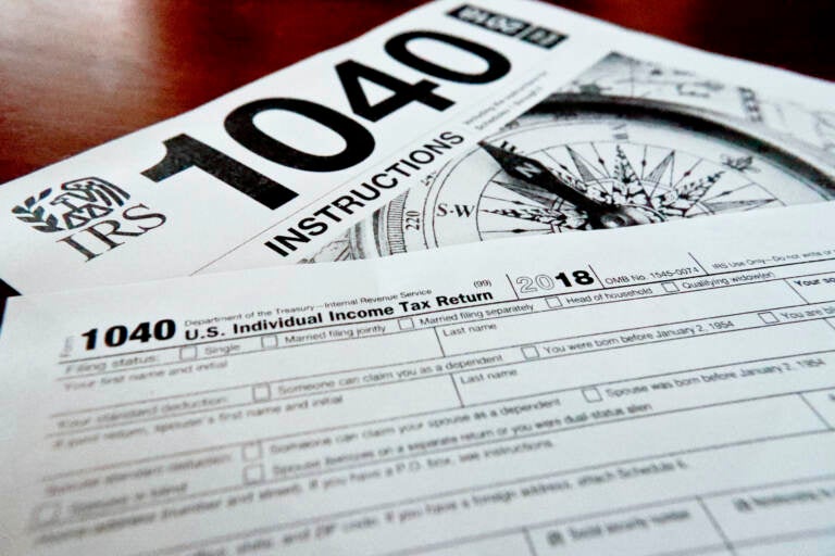 The IRS is refunding penalties it charged taxpayers for filing their 2019 and 2020 tax returns late as a form of COVID-19 relief. (Keith Srakocic/AP)