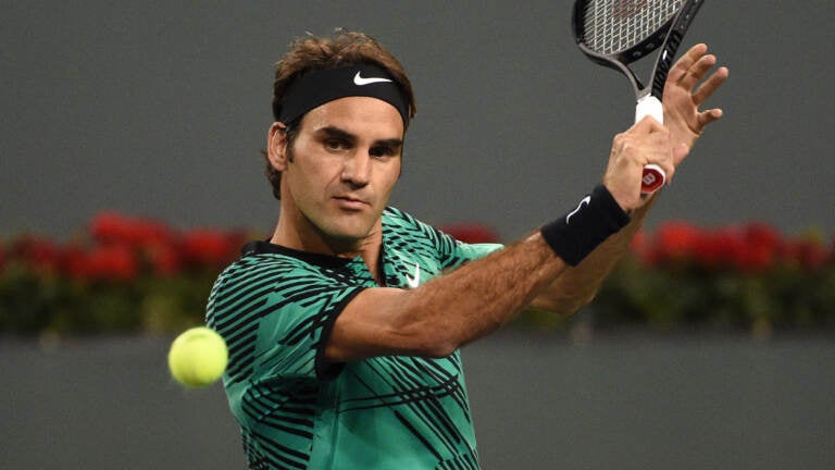 'I have played more than 1,500 matches over 24 years,' Roger Federer said as he announced his retirement at age 41. (Kevork Djansezian/Getty Images)