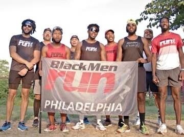 Members of Black Men Run Philly. (Anthony Beltran Rivera/WHYY)