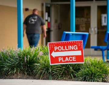 File photo: Voters head to the polls at Maple Lane Elementary in Claymont, Del., Tuesday, Sept. 15, 2020. (AP Photo/Jason Minto)